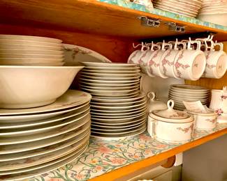 Imperial H&C Selb Bavaria Porcelain "Rosalinda" China Set