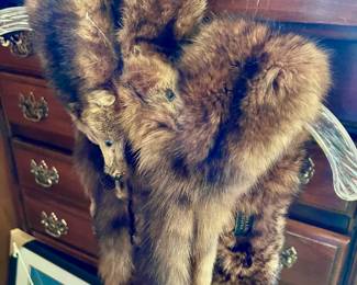 Mink Fur Pelt Wrap 