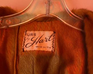 Furs by Hart Autumn Brown Mink Cropped Jacket