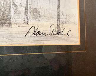 College Street, York Drawing by Alan Stuttle