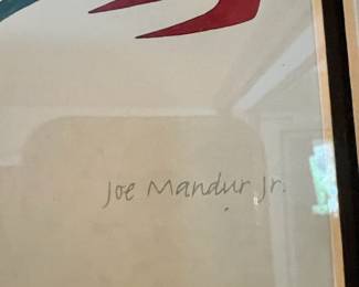 Frog with a Heart Print by Joe Mandur Jr.