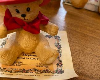 Assortment of Enesco Teddy Bear Figurines