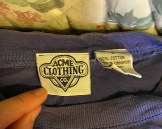 Acme Clothing - Embroidered Bugs Bunny and Tasmanian Devil T-Shirt