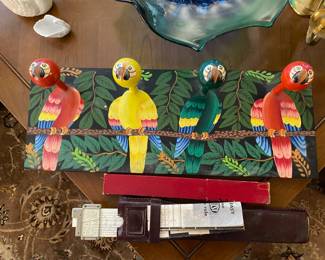 3D Caribbean Parrot Wall Art Decoration 