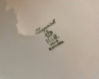 Imperial H&C Selb Bavaria Porcelain "Rosalinda" Set of China