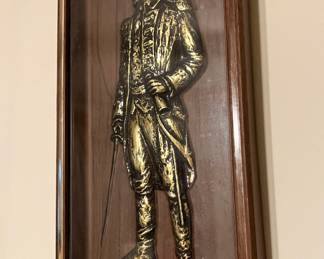 American Soldier Shadow Box Wall Hanging Decor