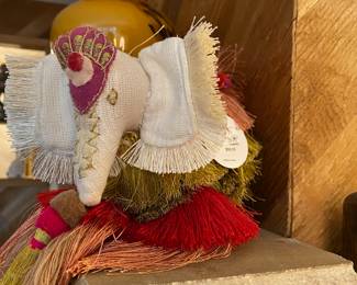 Thread Art Elephant Figurine