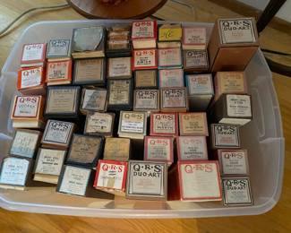 Assortment of Word Piano Rolls - QRS, Wo-He-Lo, Aeolian, Playrite, Melodee