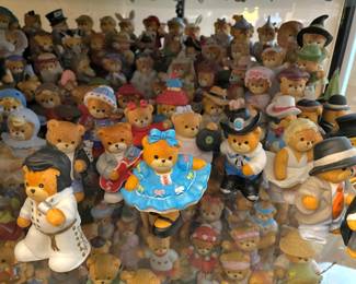 Assortment of Enesco Teddy Bear Figurines