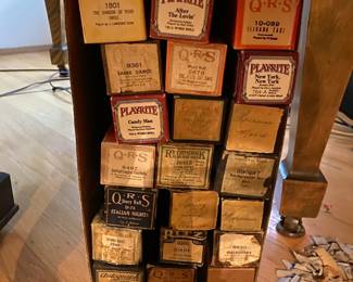 Assortment of Word Piano Rolls - QRS, Wo-He-Lo, Aeolian, Playrite, Melodee