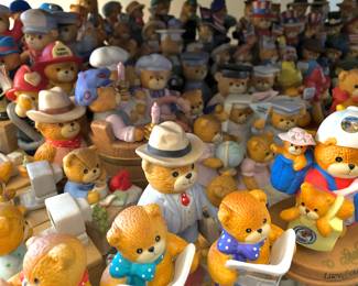 Assortment of Enesco Teddy Bear Figurines