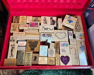 Assortment of Rubber Stamps