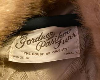 Gordner and Pasikov Furs Full Length Honey Brown Mink Fur Coat