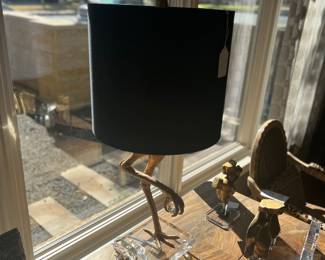 Ostrich lamp