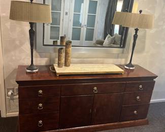 Crocodile covered dresser