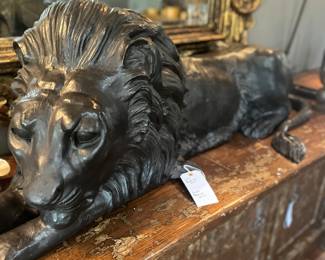 Bronze lion
