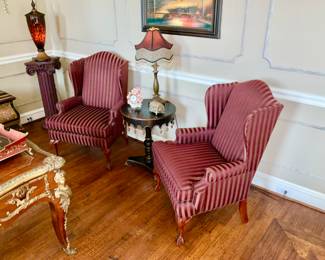 Fairfield Wing Chairs - Pair