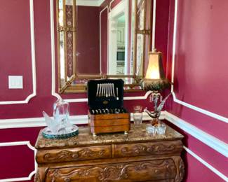 PHILIPPE LANGDON BOMBE CHEST 52”W x 20”D x 34”T