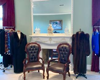 Italian style armchairs - pair