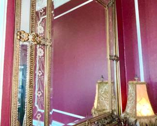 VENETIAN MIRROR 38”W X 48”T