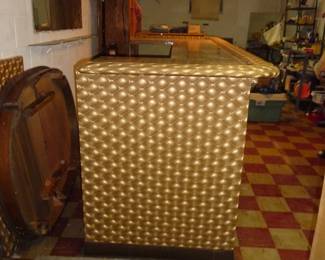 views of a bar in the basement