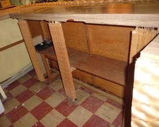 view of the back bar in the basement