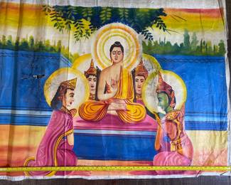 Cambodian Temple paintings 175.00 each