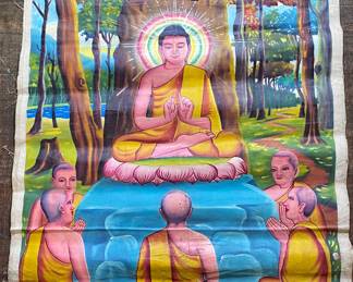 Cambodian Temple paintings 175.00 each