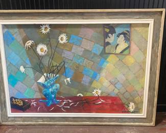 Sol Jasner Large painting 225.00