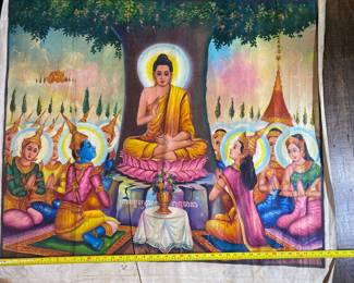 Cambodian Temple paintings 175.00 each
