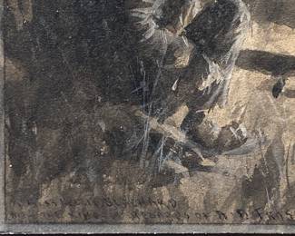 AB Frost With Inscription to: Miss Nellie Mae Shepard Kindest regards A B Frost