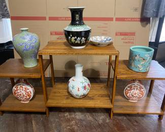 Chinese Porcelains Mostly new but sold at decorative prices