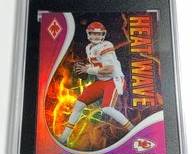 147/175 2021 panini phoenix patrick mahomes heat wave pink gem mint 10