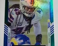 VERY RARE 3/6!! 2021 PANINI SCORE TREMAINE EDMUNDS END ZONE SSP