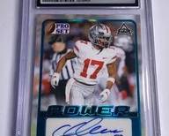 44/99! !2021 LEAF PRO SET POWER AUTOGRAPHS BA-CO1 CHRIS OLAVE PLATINUM AUTOGRPHED RC GRADED CSG NM-MT 8