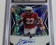 21/35! 2020 LEAF FLASH ACTION XRC AUTOGRAPHS BA-JT1 JONATHAN TAYLOR BLUE AUTOGRAPHED RC GRADED CSG GEM MINT 10