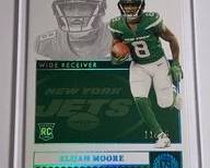 RARE 11/25!! 2021 PANINI ENCASED SP ELIJAH MOORE ROOKIE CARD