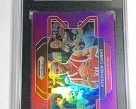 71/75!! 2022-23 PANINI PRIZM DRAFT PICKS #45 STEPHEN CURRY PURPLE PRIZM GRADED SGC GEM MINT 10