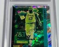 2020 PANINI FLUX LEBRON JAMES #79 CRACKED ICE PRIZM GRADED GMA GEM MINT 10