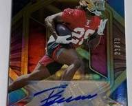 22/49!! 2021 PANINI GOLD STANDARD TREY SERMON AUTOGRAPHED ROOKIE CARD