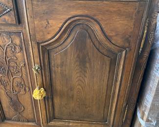 Now $600 - Was $1200 Antique carved French sideboard       38"h x 72" long x 18"d