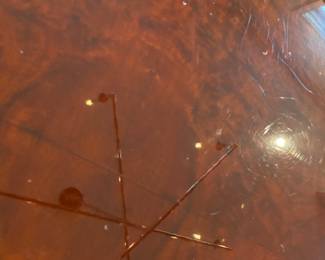 Now $1500 - Was $3000 Carved Chippendale-style Mahogany dining table with 10 carved chairs                                                                                               table: 77" long plus two 18.5" leaves = total length 114"                        