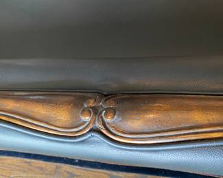 $1600 each French carved sofa - 2 available    32"h x 97"long x 27"d                           seat height 18.5"