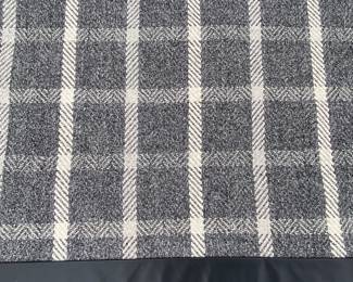 Custom Tattersall rug                                                                     hand loomed New Zealand wool 14'4" x 14' 4" 