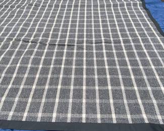  Custom Tattersall rug                                                                     hand loomed New Zealand wool 14'4" x 14' 4" 