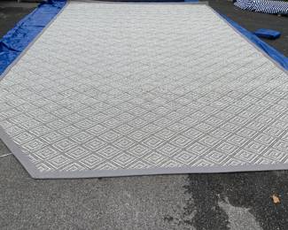  $650 Custom Stanton Carpet "Evermore" rug  - angled corner  12' 10" x 19' 6"   Like new condition