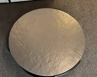 $250 USD SunPan Zuma Solterra Gray Concrete Top Coffee Table MTF158-23 Description: From the Solterra collection, this table features a concrete top with a black/charcoal soft slate effect and a black tempered glass shelf. Finished with sleek black steel legs with brushed gold footcaps.
Dimensions: 40 x 40 x 17 in | Weight: 122 lbs.
Condition: New
Location: Local pick up Portland, OR. Shipping Suggestions available upon request. https://goodbyhello.com/products/copy-of-berhardt-9-drawer-long-dresser-mtf158-22?_pos=10&_sid=fbcd51fb9&_ss=r