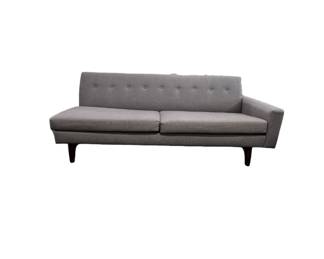 $500 USD Benchmade Tyler Modern Gray Tufted Back Sofa Couch MTF158-27 Description: Simply modern and slightly classic, the Tyler collection is a versatile choice for just about any space. This design has clean lines, tufted buttons, and an eye-catching exposed leg detail. This is the sofa piece for the bumper on right sectional.
Dimensions: 78 x 37 x 33H in | Seat: 23D x 18H in | Arm: 23H in
Condition: Used. Lightly used. Sofa has been profesionally cleaned.
Location: Local pick up Portland, OR. Shipping Suggestions available upon request. https://goodbyhello.com/products/copy-of-vanguard-ease-lucca-corner-module-left-veto-smoke-mtf158-26?_pos=9&_sid=fbcd51fb9&_ss=r