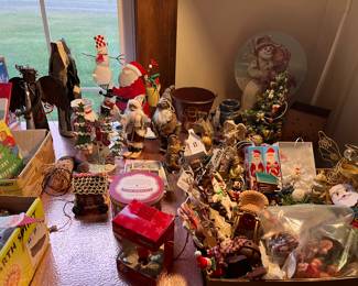 Christmas ornaments - vintage and newer