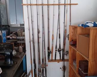 Vintage fishing rods